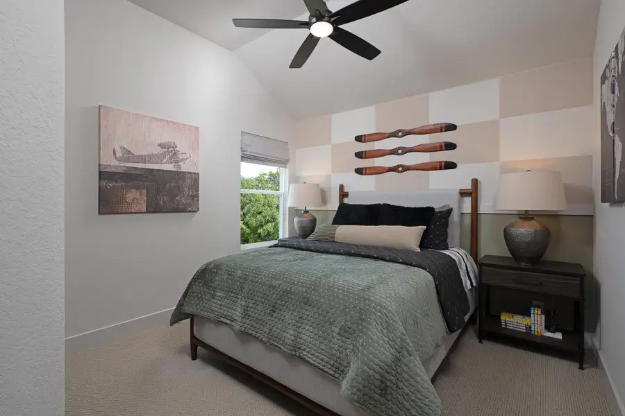 Furnished interior in a model home at The Heritage at Saddlebrook Ranch 70's in Schertz (Image 4).