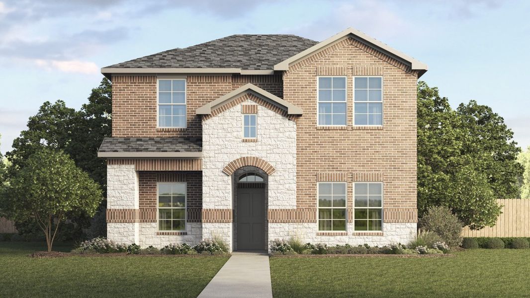 Front exterior of a home in the Magnolia at Legacy Hills community, located in Celina, TX (Image 3).
