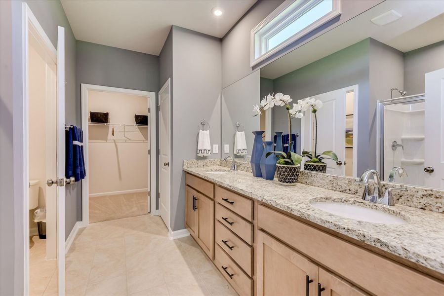 Furnished interior in a model home at Boykin Hills in Chapin (Image 8).