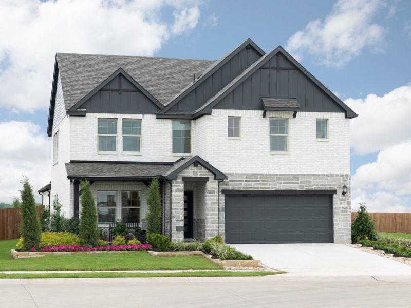 Front exterior of a home in the Windmore community, located in Princeton, TX (Image 4). Front exterior of a home in the Windmore community, located in Princeton, TX (Image 4).