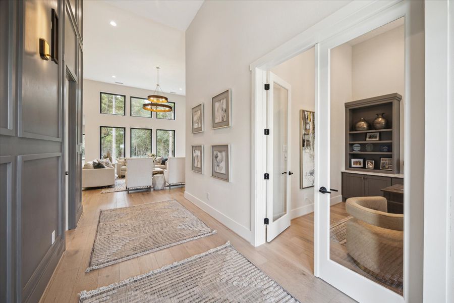 Furnished interior in a model home at High Meadow West and Estates in Montgomery (Image 15).