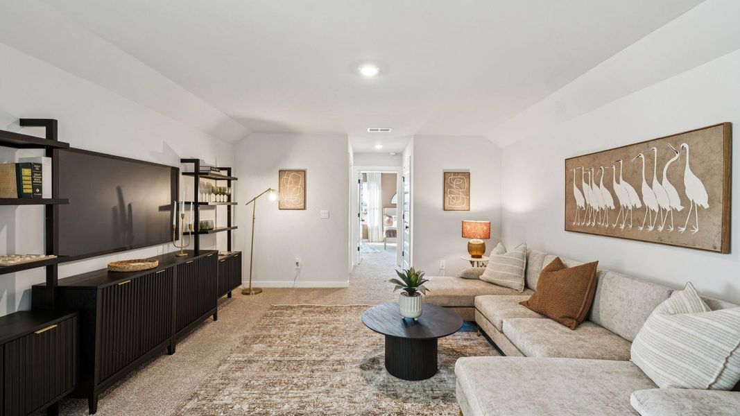 Furnished interior in a model home at Harvest Point in Spring Hill (Image 65).