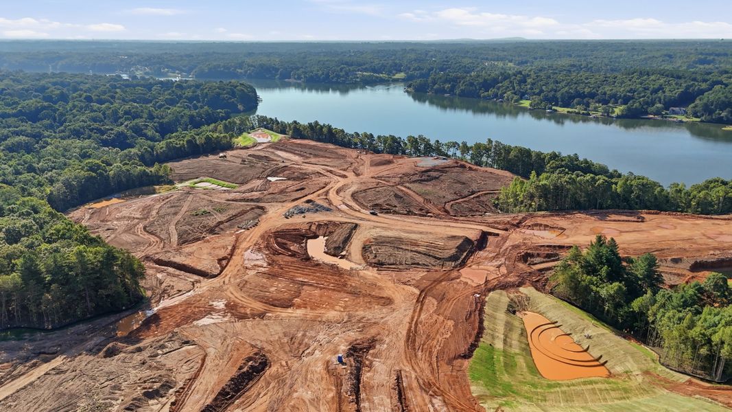 Site preparation and early development at Esplanade at Lake Hickory in Taylorsville, NC (Image 10).