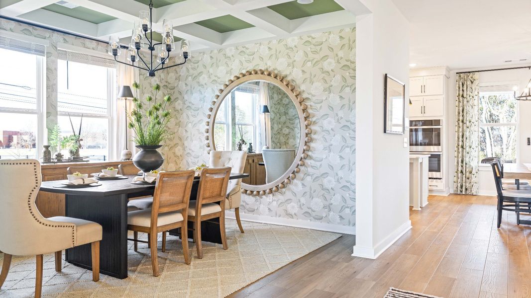 Furnished interior in a model home at Riley Farms in Rockvale (Image 23).