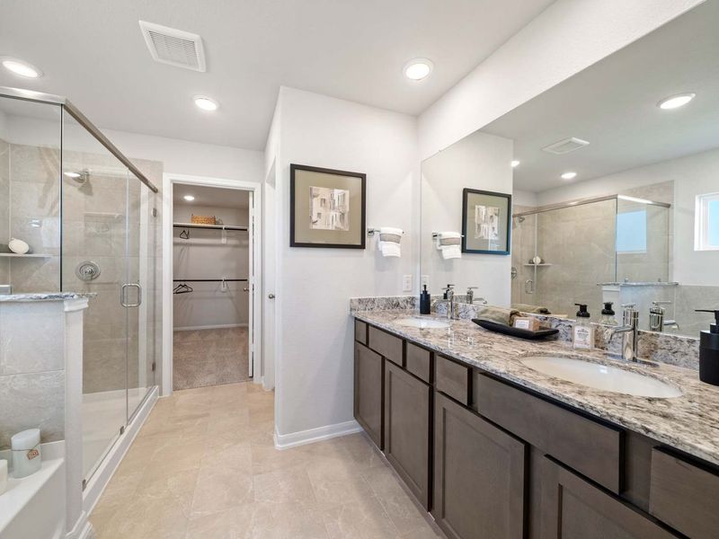 Furnished interior in a model home at Windmill Estates in Magnolia (Image 22).