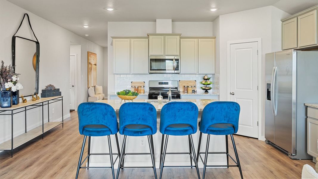 Furnished interior in a model home at Royal Oak South in Corpus Christi (Image 15).