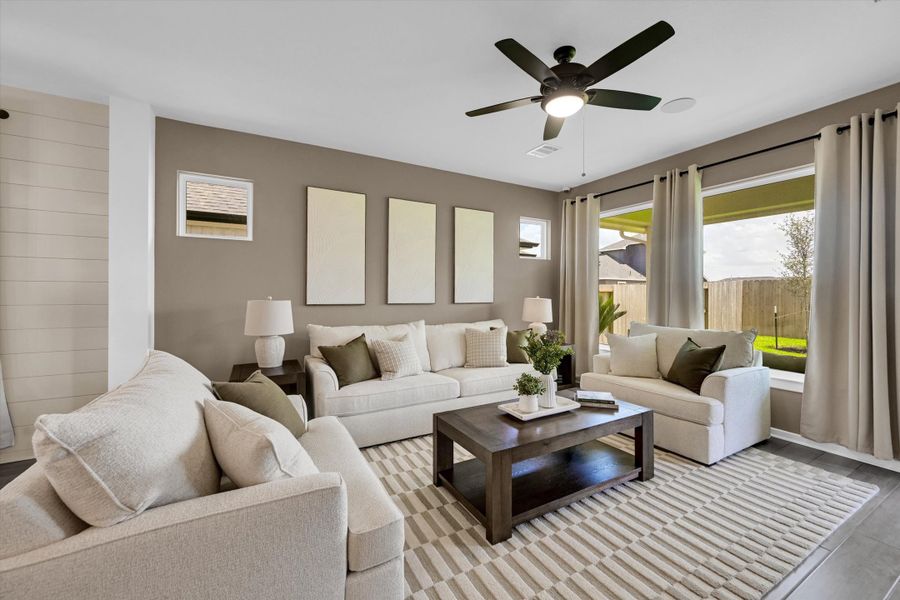 Furnished interior in a model home at La Segarra 40' in Brookshire (Image 27). Furnished interior in a model home at La Segarra 40' in Brookshire (Image 27).