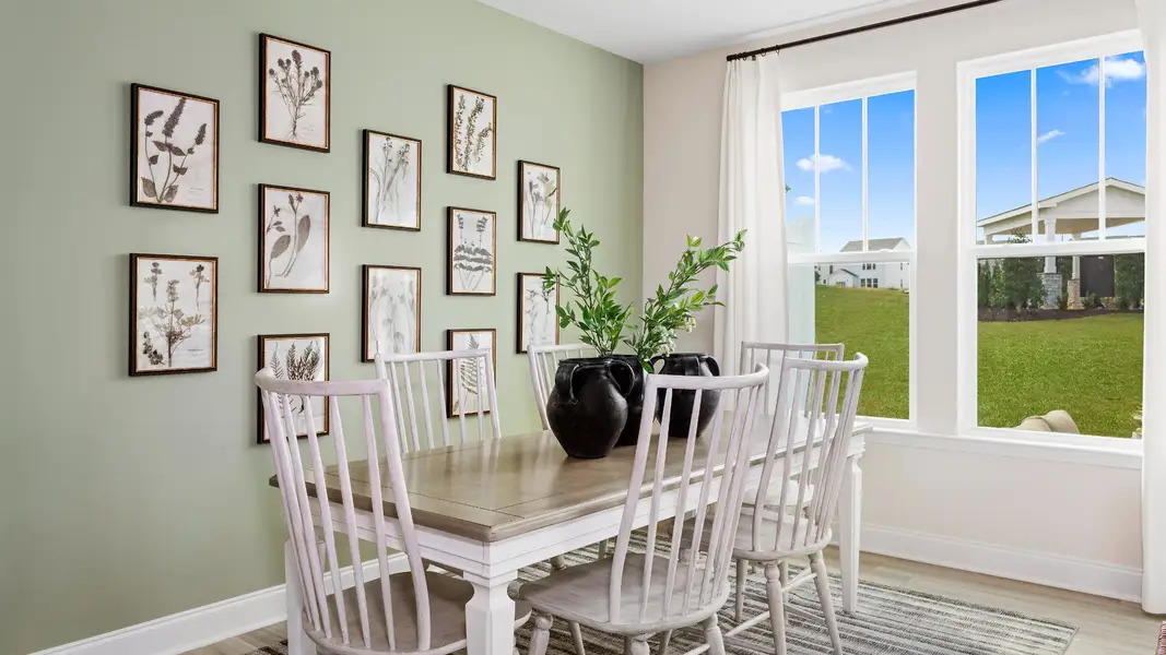 Furnished interior in a model home at Essex Townes in Franklinton (Image 4). Furnished interior in a model home at Essex Townes in Franklinton (Image 4).