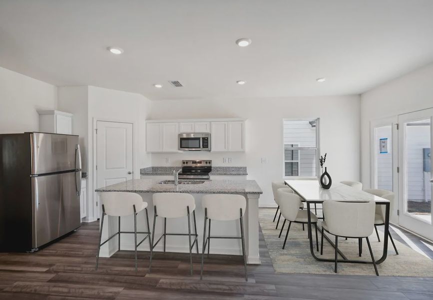 Furnished interior in a model home at Brookshire at Legacy Hills in Celina (Image 5).