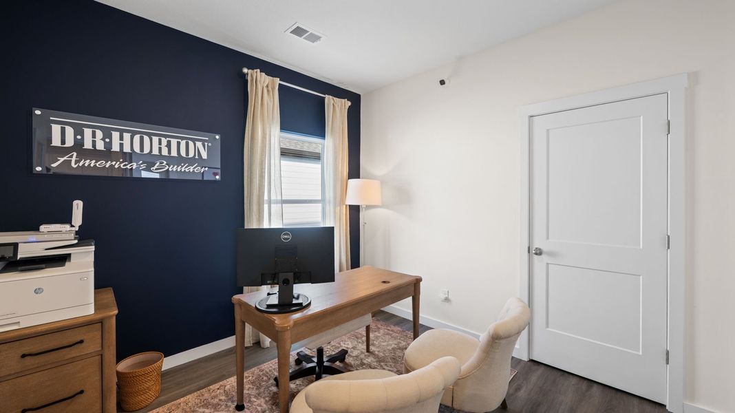 Furnished interior in a model home at Cambridge Cove in Chickamauga (Image 18).