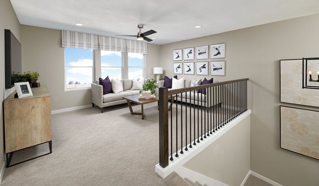 Furnished interior in a model home at Westridge in Highlands Ranch (Image 17). Furnished interior in a model home at Westridge in Highlands Ranch (Image 17).