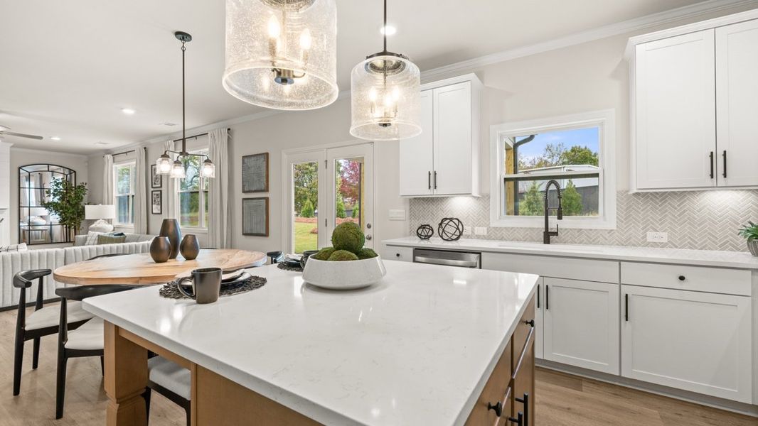 Furnished interior in a model home at Haven Abbey in Cumming (Image 26).