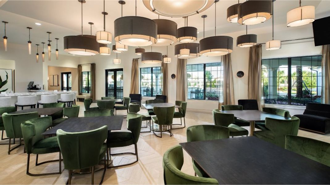 Clubhouse sitting area