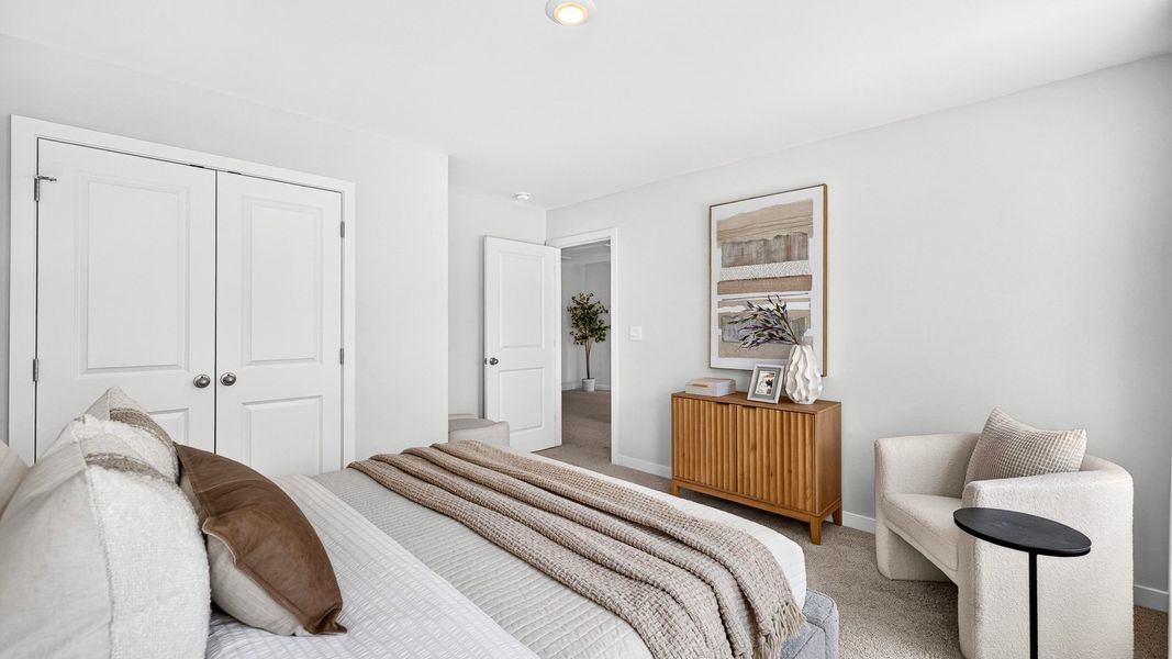 Furnished interior in a model home at Logan Farms in Mooresville (Image 32).