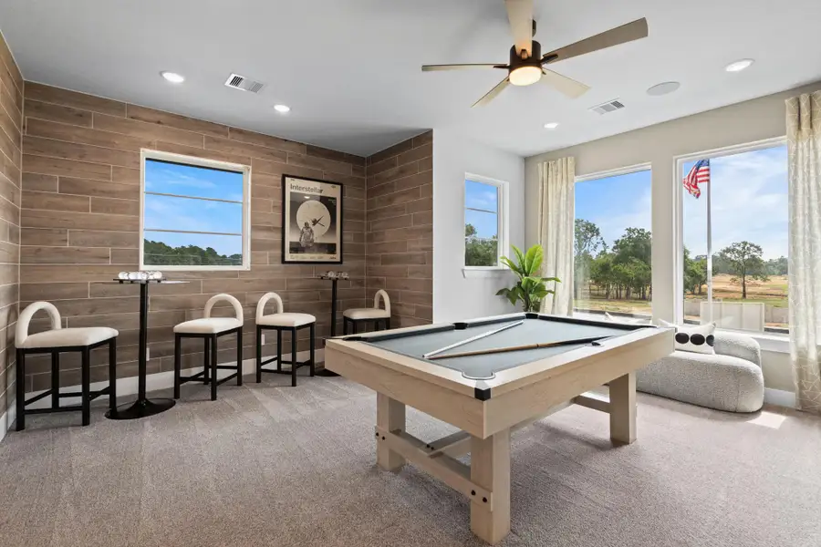 Furnished interior in a model home at Briarley in Montgomery (Image 11). Furnished interior in a model home at Briarley in Montgomery (Image 11).