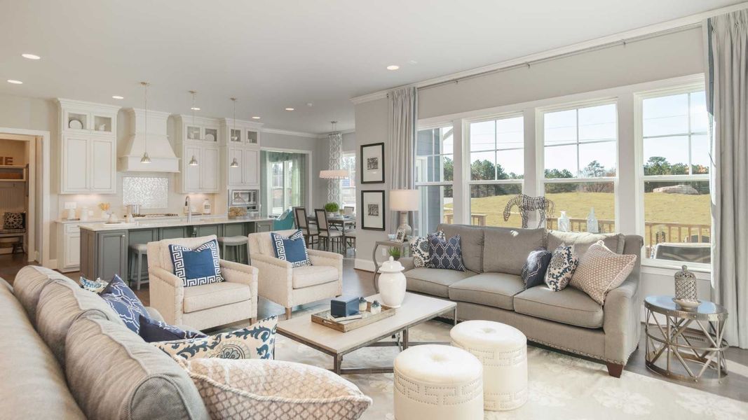 Furnished interior in a model home at The Summit at Morgan Ridge in Chapel Hill (Image 13). Furnished interior in a model home at The Summit at Morgan Ridge in Chapel Hill (Image 13).