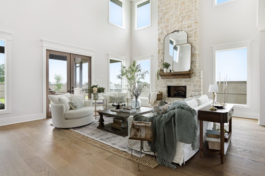 Furnished interior in a model home at Stella Ranch in Bryan (Image 11). Furnished interior in a model home at Stella Ranch in Bryan (Image 11).