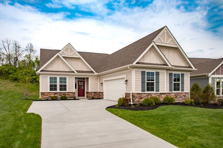 Front exterior of a home in the Laurel Farms community, located in Dallas, GA (Image 18).
