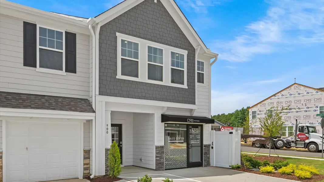 Front exterior of a home in the Kensley Grove community, located in Fuquay Varina, NC (Image 8).