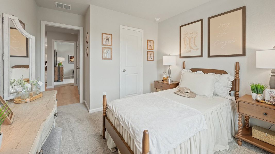 Furnished interior in a model home at Wilkins Valley in Brenham (Image 20).