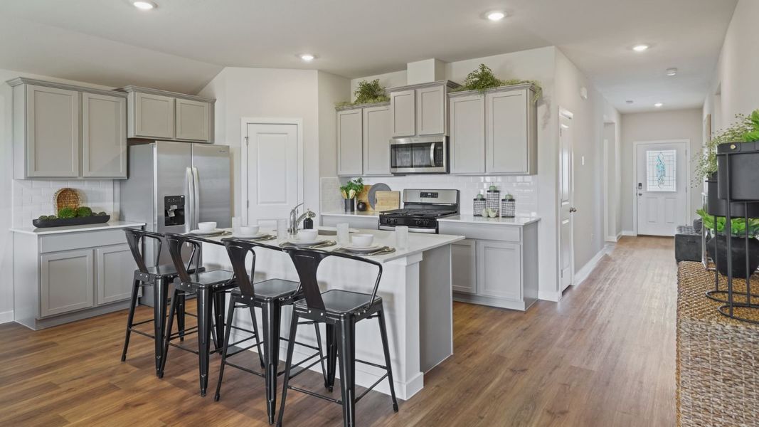 Furnished interior in a model home at Garnett Estates in Portland (Image 4). Furnished interior in a model home at Garnett Estates in Portland (Image 4).