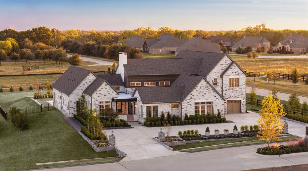 Front exterior of a home in the Dean Farms community, located in Lucas, TX (Image 17).