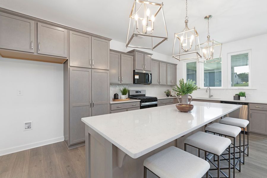 Furnished interior in a model home at Parc Northwest in Elon (Image 5). Furnished interior in a model home at Parc Northwest in Elon (Image 5).