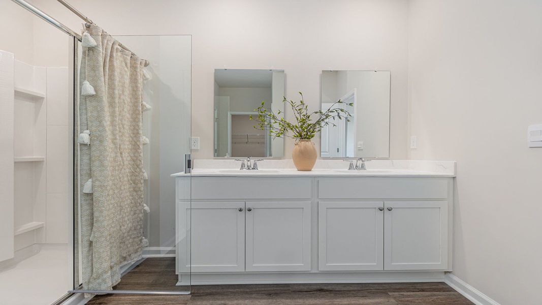 Furnished interior in a model home at Sandridge Park in Little River (Image 13).