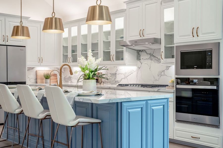 Furnished interior in a model home at Timber Hollow: Heritage in Magnolia (Image 4).