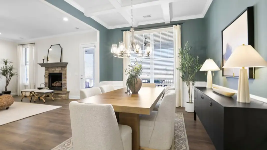 Furnished interior in a model home at Alder Pond in Campobello (Image 9). Furnished interior in a model home at Alder Pond in Campobello (Image 9).