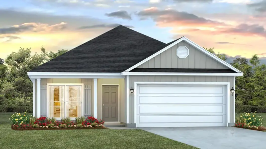 Front exterior of a home in the Weldon Farms community, located in Tallahassee, FL (Image 4).