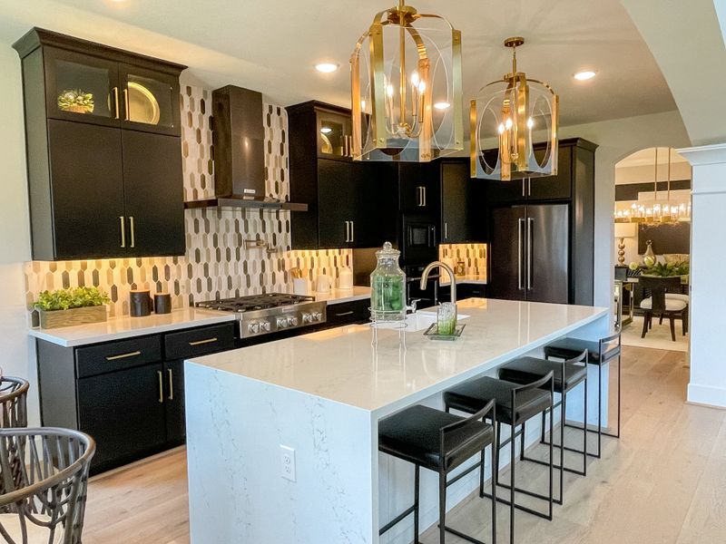 Furnished interior in a model home at Candela – 60' in Richmond (Image 7).