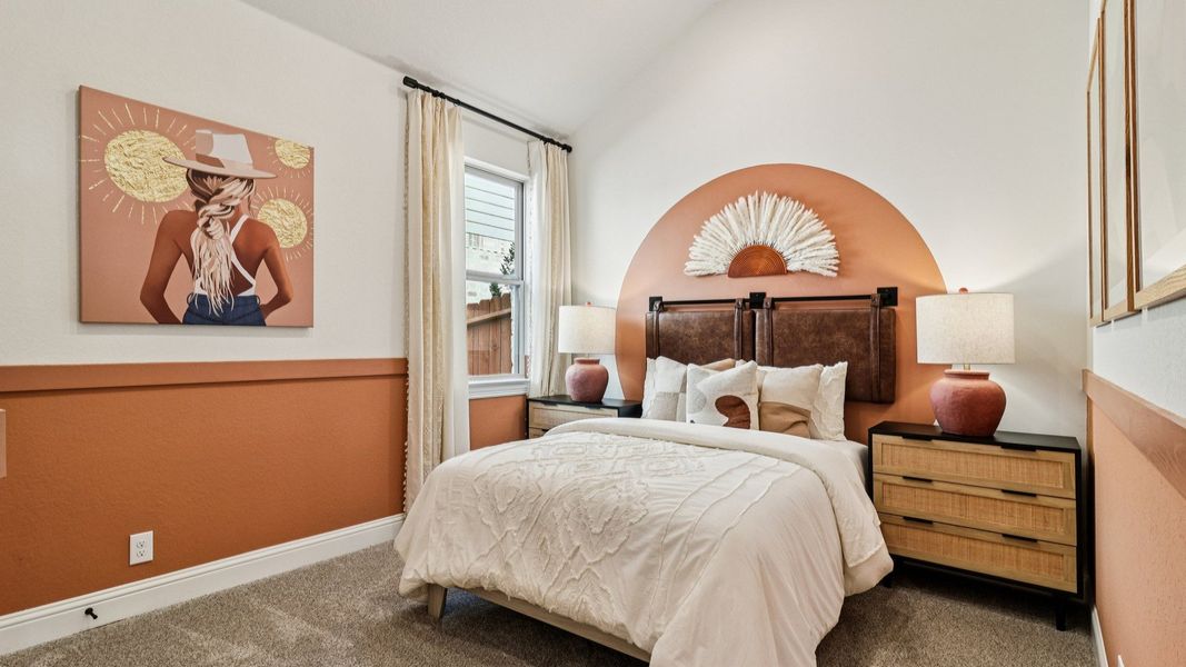Furnished interior in a model home at Meyer Ranch – Premier in New Braunfels (Image 35).