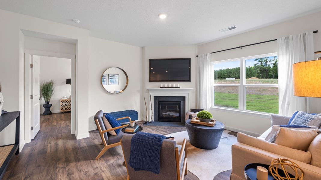 Furnished interior in a model home at Hillcrest Landing in McDonald (Image 23).