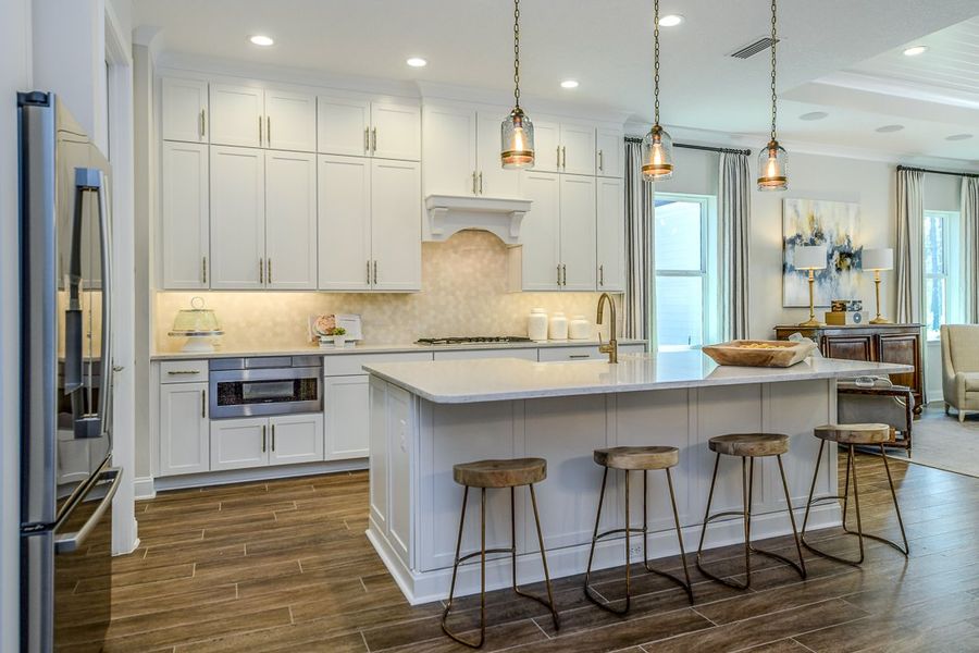 Furnished interior in a model home at Heritage Trace in Nocatee in Ponte Vedra (Image 37). Furnished interior in a model home at Heritage Trace in Nocatee in Ponte Vedra (Image 37).