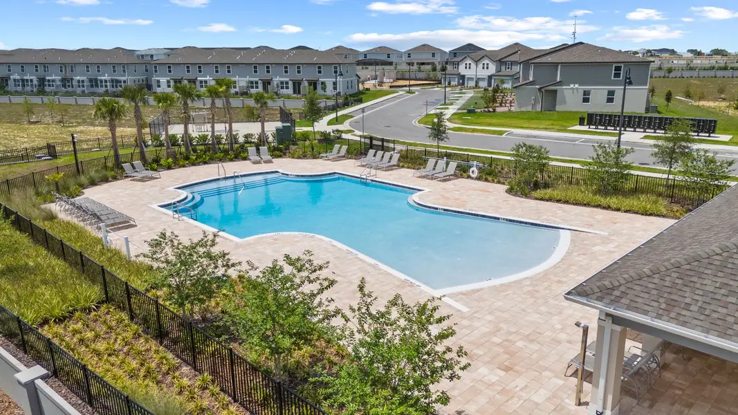 Amenity center modeled at Cagan Crossings West