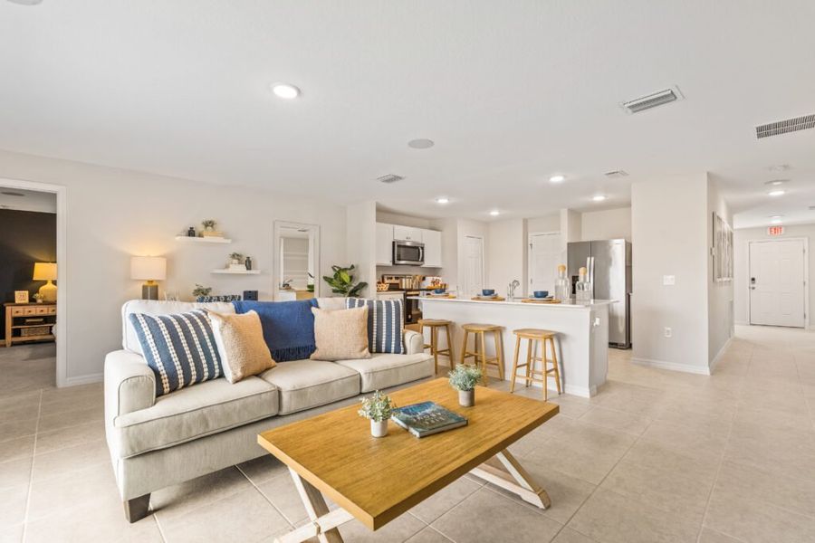 Furnished interior in a model home at Lehigh Acres in Lehigh Acres (Image 6).