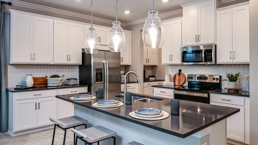 Furnished interior in a model home at Tiburon in Nokomis (Image 22).