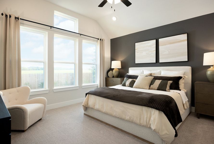 Furnished interior in a model home at Parklands Estates in Marion (Image 7).