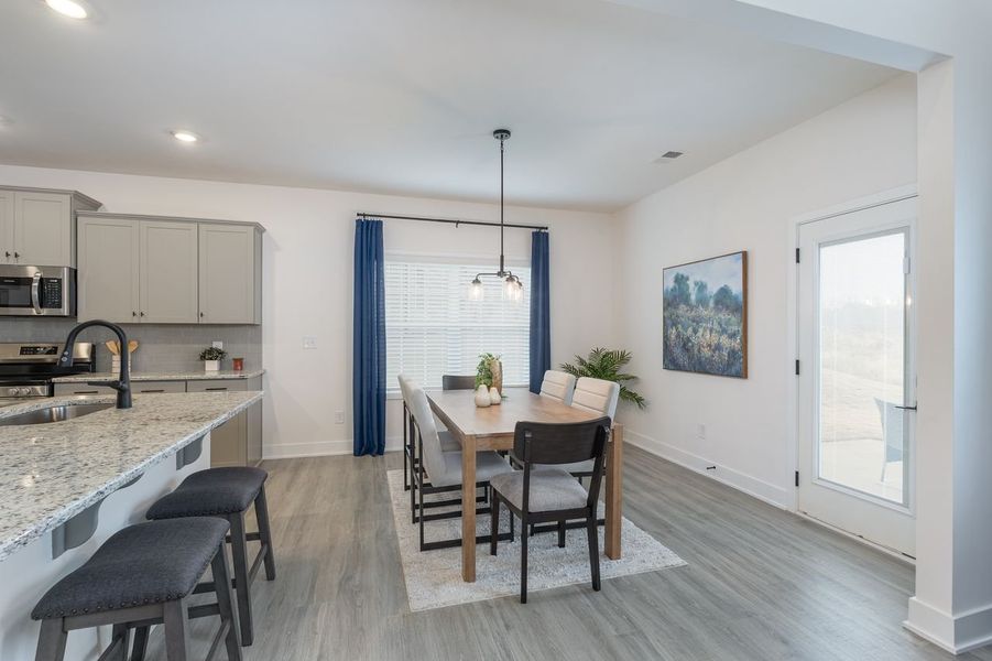 Furnished interior in a model home at Kerns Ridge in Salisbury (Image 9). Furnished interior in a model home at Kerns Ridge in Salisbury (Image 9).