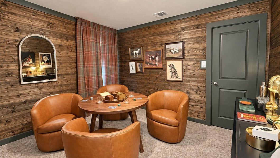 Furnished interior in a model home at Redbird Ranch in San Antonio (Image 6).