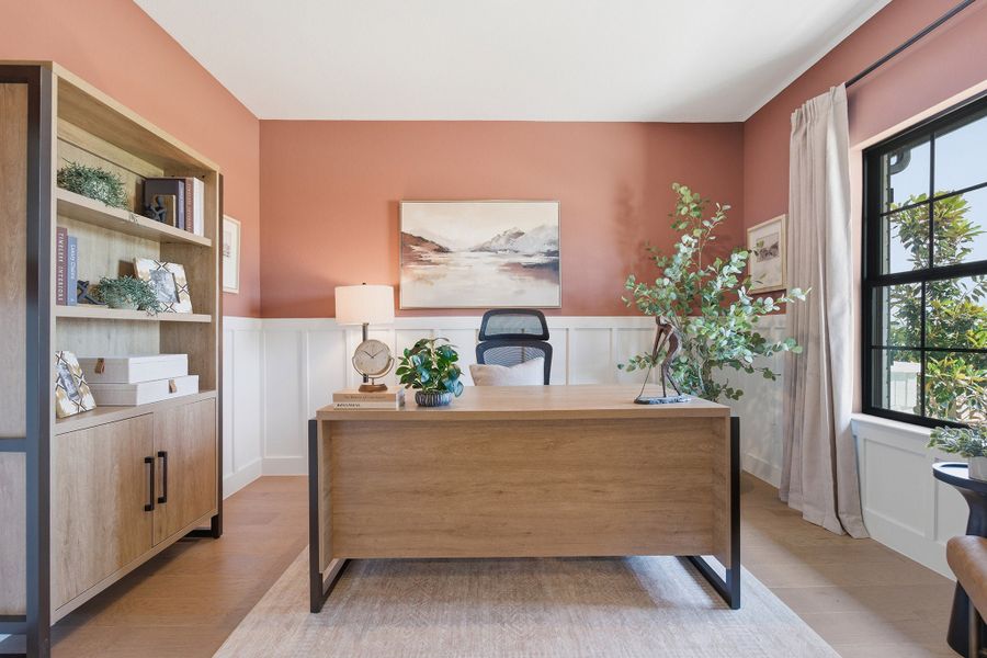 Furnished interior in a model home at Heartland in Heartland (Image 6).
