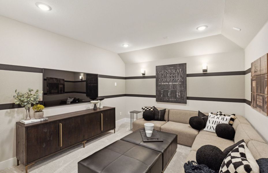 Media rooms, per plan