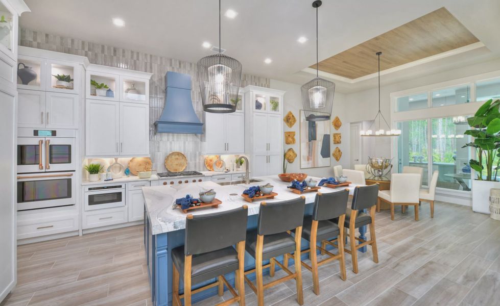 Furnished interior in a model home at Brown's Landing Creekside in Port Orange (Image 10). Furnished interior in a model home at Brown's Landing Creekside in Port Orange (Image 10).