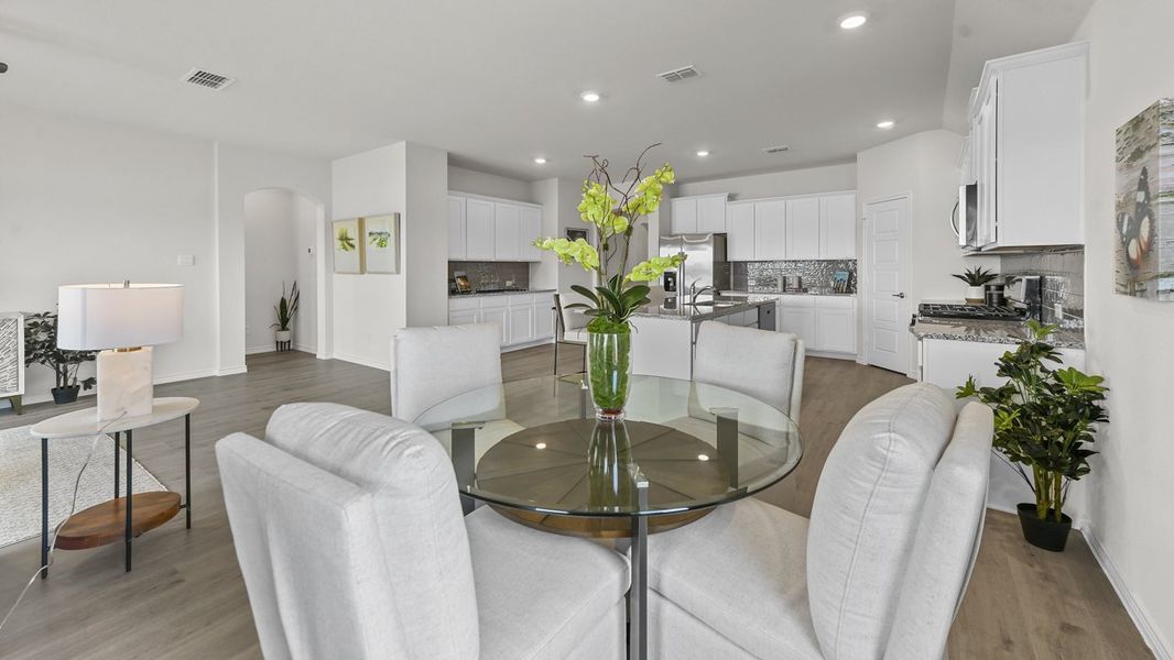 Furnished interior in a model home at Silverado in Aubrey (Image 41). Furnished interior in a model home at Silverado in Aubrey (Image 41).
