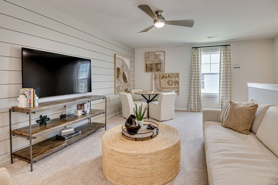 Upper-level flex space