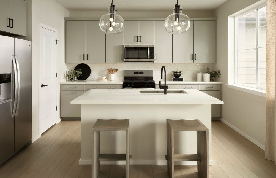 Innovative designs in Harvest Crossing new construction homes coming soon to Aurora, Colorado.
