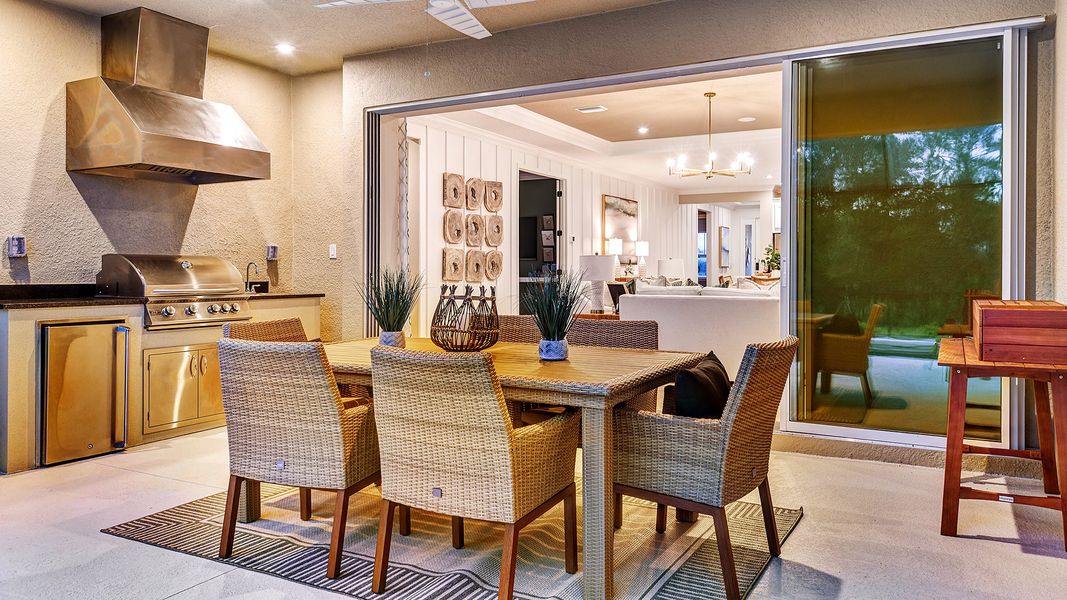 Furnished interior in a model home at The Cove at West Port in Port Charlotte (Image 52). Furnished interior in a model home at The Cove at West Port in Port Charlotte (Image 52).