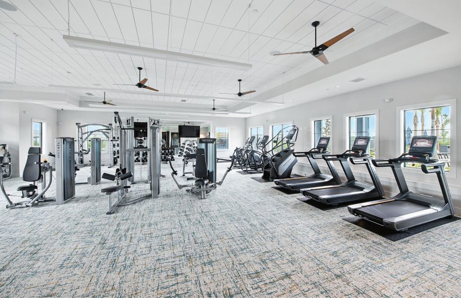 Enjoy Access to Fitness Center Nearby Your New Home in Arbor Oaks