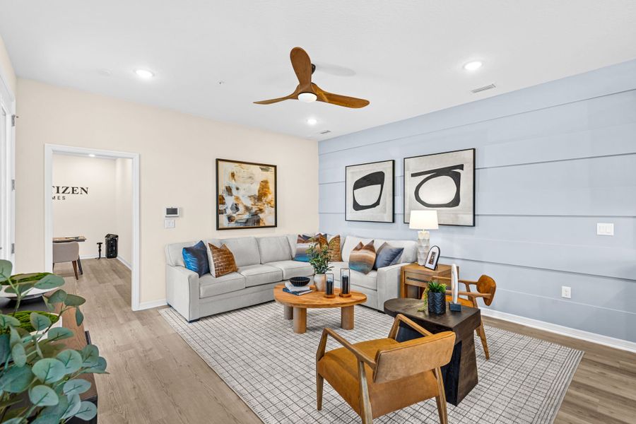 Furnished interior in a model home at Shenandoah Reserve in Orlando (Image 22).